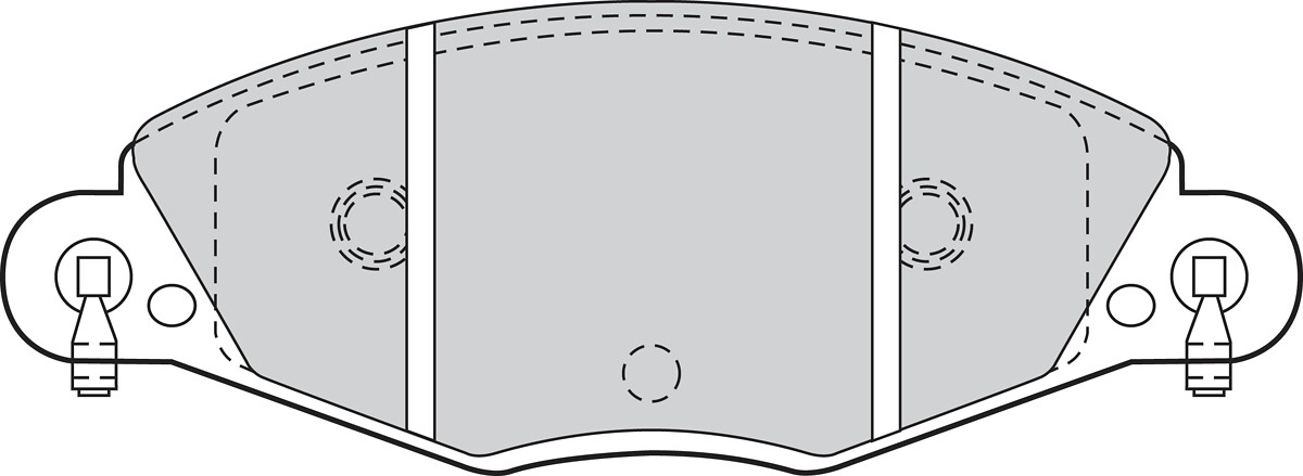 Jeu de 4 plaquettes de frein VALEO ref. 302020